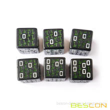 Novelty Engraving Digital Dice 20MM